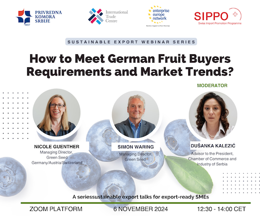 Webinar on German Fruit Buyers Requirements
