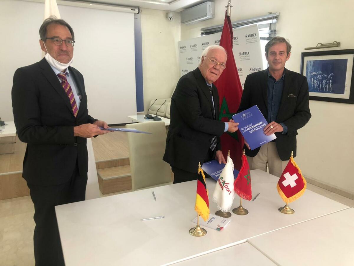 Signature of an agreement between ASMEX, GIZ and SIPPO A support program for date producers in the Zagora region is launched